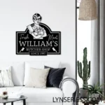 Occupations Trades Metal Sign Custom Butcher Shop 1