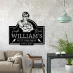 Occupations Trades Metal Sign Custom Butcher Shop 1