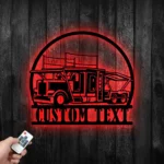 Occupations Trades Metal Sign Custom Car Carrier Truck 1