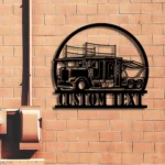 Occupations Trades Metal Sign Custom Car Carrier Truck 1