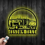 Occupations Trades Metal Sign Custom Car Carrier Truck 1