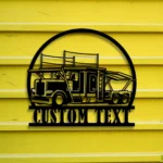 Occupations Trades Metal Sign Custom Car Carrier Truck 1