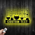 Occupations Trades Metal Sign Custom Chemistry Teacher 1