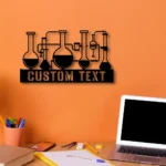 Occupations Trades Metal Sign Custom Chemistry Teacher 1