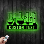 Occupations Trades Metal Sign Custom Chemistry Teacher 1