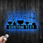 Occupations Trades Metal Sign Custom Chemistry Teacher 1