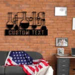 Occupations Trades Metal Sign Custom Chemistry Teacher 1