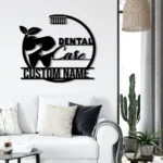 Occupations Trades Metal Sign Custom Dental Clinic 1
