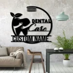 Occupations Trades Metal Sign Custom Dental Clinic 1