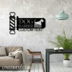 Occupations Trades Metal Sign Custom Dog Barber 1