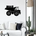 Occupations Trades Metal Sign Custom Drump Truck 1