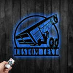 Occupations Trades Metal Sign Custom Dump Truck Trailer 1