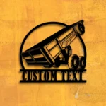 Occupations Trades Metal Sign Custom Dump Truck Trailer 1