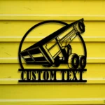 Occupations Trades Metal Sign Custom Dump Truck Trailer 1