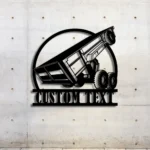 Occupations Trades Metal Sign Custom Dump Truck Trailer 1