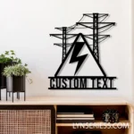 Occupations Trades Metal Sign Custom Electrical Engineer 1