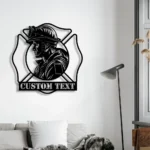 Occupations Trades Metal Sign Custom Fire Fighter 1