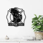 Occupations Trades Metal Sign Custom Fire Fighter 1