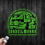 Occupations Trades Metal Sign Custom Fire Truck 1