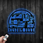 Occupations Trades Metal Sign Custom Fire Truck 1