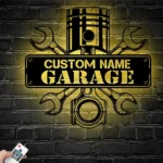 Occupations Trades Metal Sign Custom Garage 1