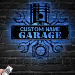 Occupations Trades Metal Sign Custom Garage 1