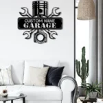 Occupations Trades Metal Sign Custom Garage 1