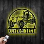 Occupations Trades Metal Sign Custom Grader 1