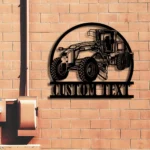 Occupations Trades Metal Sign Custom Grader 1