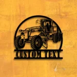 Occupations Trades Metal Sign Custom Grader 1