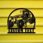 Occupations Trades Metal Sign Custom Grader 1