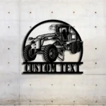 Occupations Trades Metal Sign Custom Grader 1