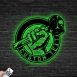 Occupations Trades Metal Sign Custom Hammer Carpenter 1