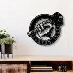 Occupations Trades Metal Sign Custom Hammer Carpenter 1