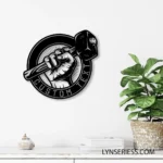 Occupations Trades Metal Sign Custom Hammer Carpenter 1