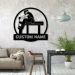 Occupations Trades Metal Sign Custom Ironworker 1