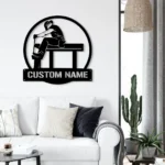 Occupations Trades Metal Sign Custom Ironworker 1