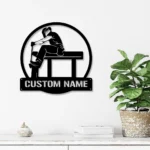 Occupations Trades Metal Sign Custom Ironworker 1