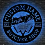 Occupations Trades Metal Sign Custom Meat Place 1