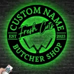 Occupations Trades Metal Sign Custom Meat Place 1