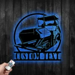 Occupations Trades Metal Sign Custom Paver Machine 1