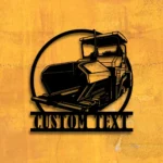 Occupations Trades Metal Sign Custom Paver Machine 1