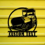 Occupations Trades Metal Sign Custom Paver Machine 1