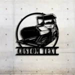 Occupations Trades Metal Sign Custom Paver Machine 1