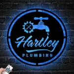 Occupations Trades Metal Sign Custom Plumbing 1