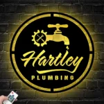 Occupations Trades Metal Sign Custom Plumbing 1