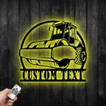 Occupations Trades Metal Sign Custom Road Roller 1