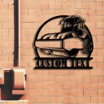 Occupations Trades Metal Sign Custom Road Roller 1