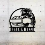 Occupations Trades Metal Sign Custom Road Roller 1