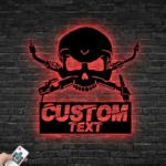 Occupations Trades Metal Sign Custom Sugar Skull 1